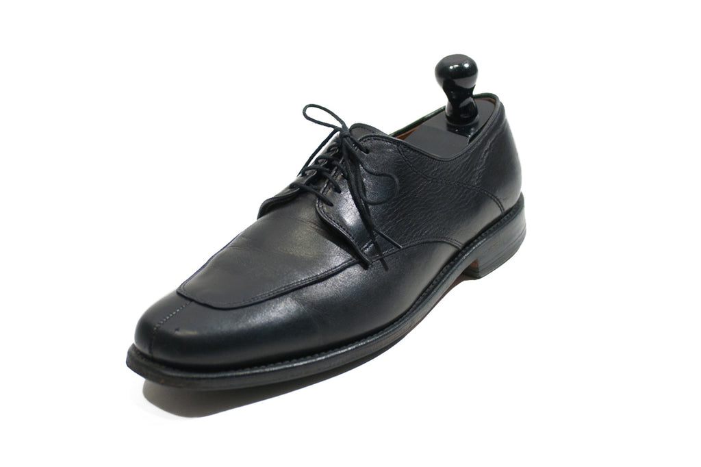 Allen Edmonds Leeds Shell Cordovan Derby Dress Shoe Black (9501) |  MensDesignerShoe.com